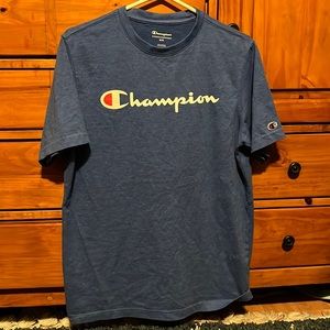 Royal Blue champion shirt.